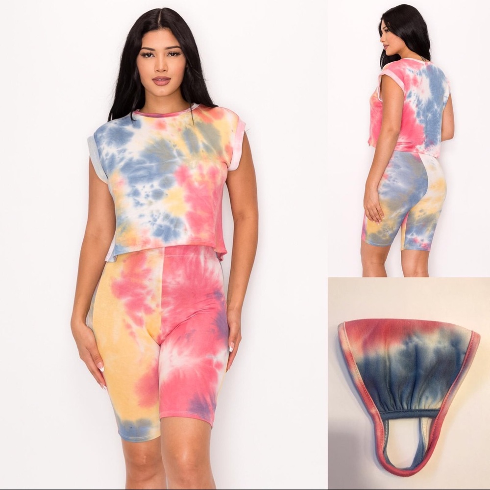 2Piece Set w/ Matching Face Mask